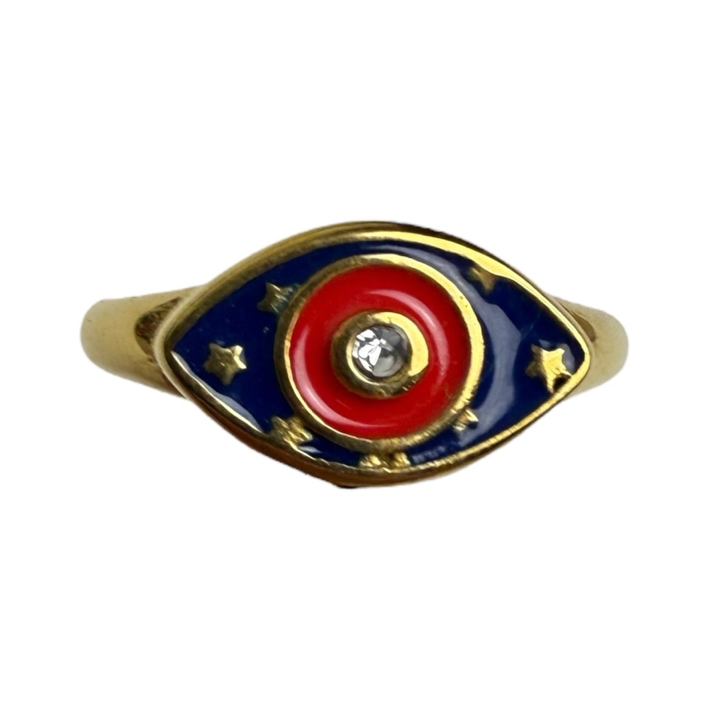 AMD Collective Starry Eye Gold Color Ring - Picture 4 of 5